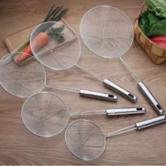 Passoire en métal pour pâtes et friture,  filaire en acier inoxydable 18 cm - Picture 4 of 5